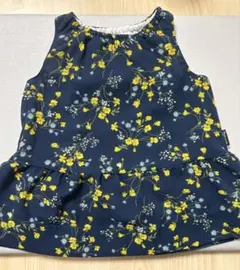 【超美品】COMME CA ISM 花柄ノースリーブワンピース 80cmのサムネイル