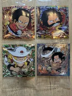ワンピースウエハース シール ゴールド・D・ロジャー まとめ売り 4枚セット