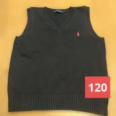 Ralph Lauren Vネックベスト 120サイズ