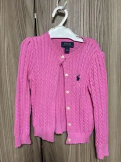 ラルフローレン カーディガン　ピンク　4サイズ