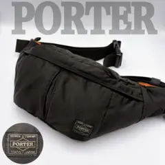 ☆極美品☆【PORTER】タンカー ボディバッグ ウエストポーチ ブラック