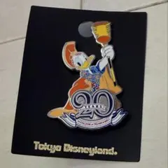 東京ディズニーランド 20周年 ドナルド ピンバッジ
