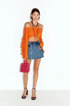 ZARA デニムスカート