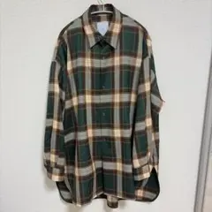 Lui's オーバーサイズチェックシャツ　サイズFree