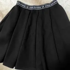 ANNA SUI MINI 黒 プリーツスカート サイズ150