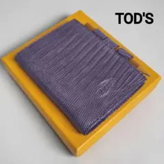 箱アリ未使用品✨️　TOD'S　トッズ　リザードレザー　ミニ手帳　メモ帳のサムネイル
