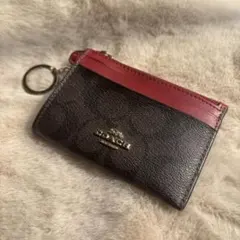 COACH キーリング付きポーチ