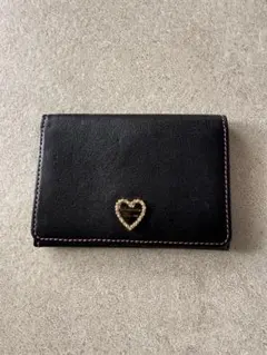【美品】Samantha Thavasa ブラックカードケース