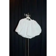 【f/white】épine balloon volume mini skirt