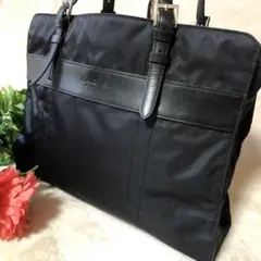 美品　アニエスベー　ビジネスバッグ　トートバッグ　ブラック　黒　大容量　A4