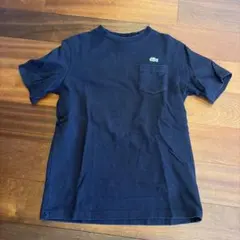 LACOSTE ポケット付き Tシャツ ネイビー