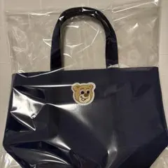 ラブラリーバイフェイラー　オールドテディ　ワッペントートバッグ　ネイビー新品