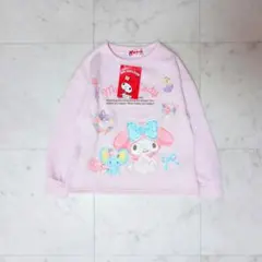 【新品】サンリオ　マイメロ　トレーナー　110 裏起毛　ピンク　女の子　訳あり