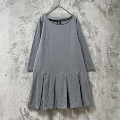 ZOOTIE♡ワンピース 七分袖 カットソー フレア グレー Mのサムネイル