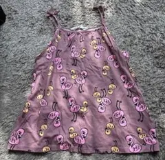 フラミンゴ柄ノースリーブワンピース　130 H&M