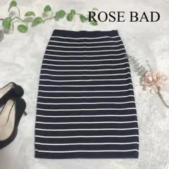＊新品＊ROSE BADローズバッド ストライプタイトスカートのサムネイル