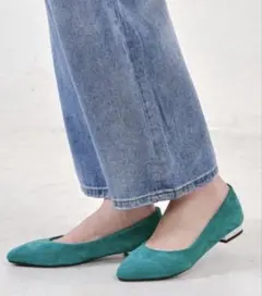 オリエンタルトラフィック/本革スエードパンプス