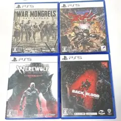 ウォー・モングレルス、エドゼロゾンビ、ワーウルフ:ジ・アポカリプス　PS5
