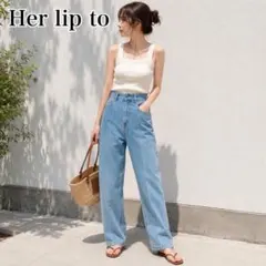 herlipto Milano Wide-Straight Jeans - メルカリ