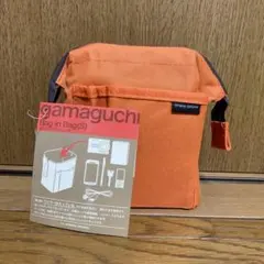 ⭐️gamaguchi ⭐️オレンジ　新品未使用　バックインバック