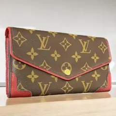 決算セール‼️【定番人気‼️】VUITTON ポルトフォイユ　サラ　モノグラム ルイヴィトンポルトフォイユ サラ 14145 ブラウン ユニセックス