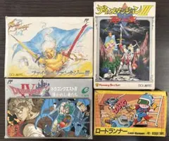 ファミコンソフト　4本セット　ファイナルファンタジーIII & ドラクエIV 他