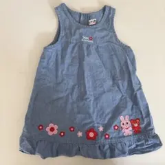 ミキハウス　ジャンバースカート 90