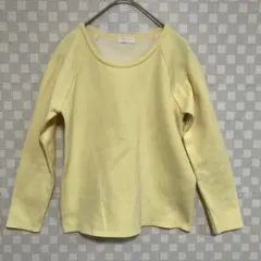 Ballsey トゥモローランド イエロー 長袖 日本製 春ニット