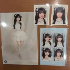 k*読様 イコラブ　齋藤樹愛羅　宝石衣装　生写真　IDフォト　4カットフォト