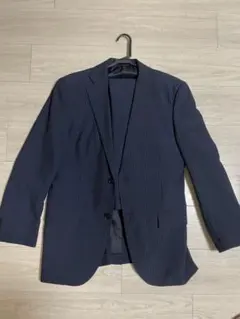 ネイビー ストライプ スーツジャケット