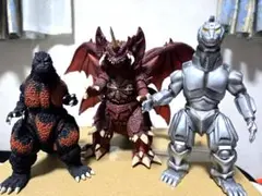 東寶怪獸收藏　套裝販售　迪斯特洛伊亞&機械哥吉拉