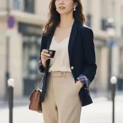 【美品】BURBERRY BLACK LABEL サマージャケット チェック 麻