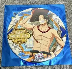 ONE PIECE 輩缶バッジ ホワイトデー エース