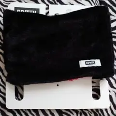 EDWIN キッズ ネックウォーマー 8〜10歳 ブラック/レッド新品