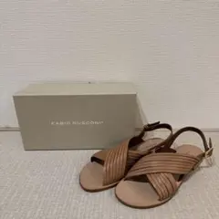 レディースサンダル　ファビオルスコーニ　メッシュストラップサンダル37
