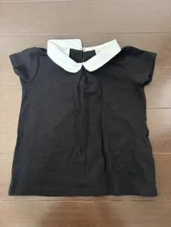 ZARA kids黒 半袖シャツ 襟付き98