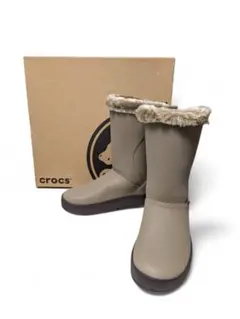 CROKS ブーツ　ボア　スノーブーツ　防水ブーツ 25cm