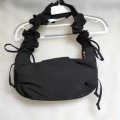 【新品】 しまむら yumiコラボ ドロスト ショルダーバッグ 斜めがけ 黒色