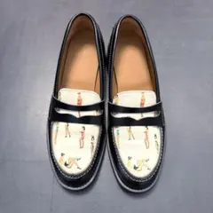 未使用級★Duke+Dexter × PLAYBOY コラボ ローファー UK4のサムネイル