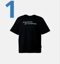 everyone × ADI chai ブラック 背面ロゴTシャツ Lサイズ - メルカリ