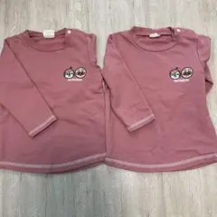 アンパンマン 長袖カットソー 100cm ピンク