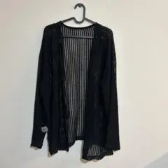 kastane メッシュカーディガン ブラック M