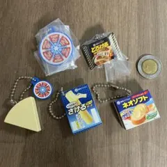 雪印メグミルク　ミニチュアチャーム　乳製品シリーズ1•2•3　５種