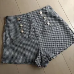 SHEIN チェック柄 ショートパンツ Sサイズ