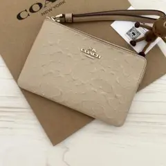 ★ 新品 COACH コーチ ポーチ タバコケース エナメル ピンク
