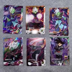 スーパーダイバーズ　カード　ゴクウブラック＋合体ザマス