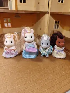 シルバニアファミリー ポニー 人形 4体セット