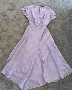 新品【ZARA】薄紫色 ドット模様 ワンピース　チュニックワンピース　Sサイズ