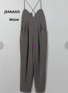 JEANASIS ビスチェデザインサロペ　サロペット グレー