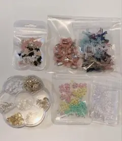 ネイルパーツ　まとめ売り　クロス　リボン　ピクシー　各種